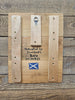 Handcrafted Reclaimed Timber Plaque - Gothenburg Greats