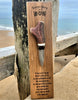 "BANNOCKBURN" Handcrafted Ornamental Sgian Dubh & Solid Oak Wall Plaque - Piece No. JMC002