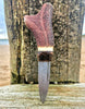 "BANNOCKBURN" Handcrafted Ornamental Sgian Dubh & Solid Oak Wall Plaque - Piece No. JMC002