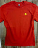One Love Aberdeen Football Club Legends Joey Harper King Joey Stand Free Red Cotton T-Shirt No.9 Saltire