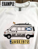Surf Scotland Vanlife Personalised T-Shirt