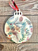 Decoupage Highland Cow Christmas Hanging Ornament (Copy)