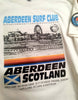 Aberdeen Surf Club T-Shirt Scottish Surfing Aberdeen Scotland Surf Club Aberdeen Cold Water Surfing Footdee Fittie Big Wheel Saltire