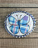 Hand Decorated & Painted Butterfly Pebble