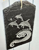 Handcrafted Slate Plaque-Aberdeen Dolphins