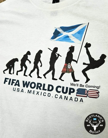 Evolution We'll Be Coming McTominay T-Shirt WHITE