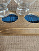 Handcrafted Reclaimed Timber Flight Tray c/w Plain Glencairn Glasses