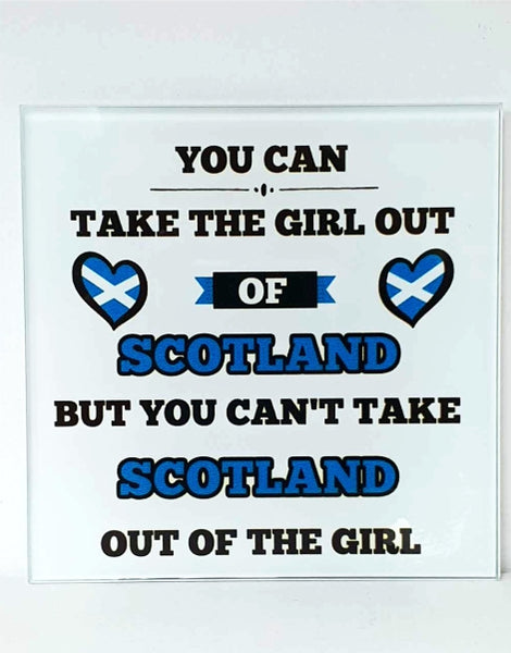 Glass Coaster - GIRL OUT OF SCOTLAND
