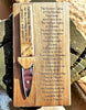 "GOTHENBURG 83" Handcrafted Ornamental Sgian Dubh & Solid Oak Wood Wall Plaque - Piece No. JMC003