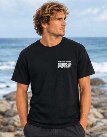Northern Ocean Surf Unisex signature T - Black
