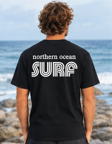Northern Ocean Surf Unisex signature T - Black