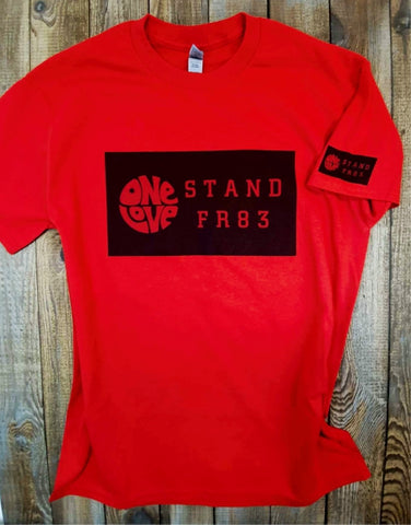 One Love STAND FR83 BOX LOGO - T-shirt