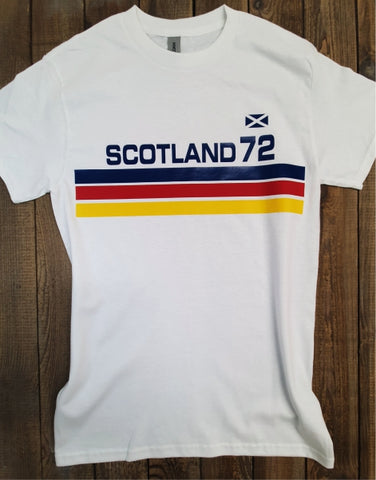Scotland Colours Stripe T - SALTIRE