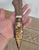 Handcrafted Ornamental Sgian Dubh & Declaration of Arbroath Slate Plaque - Piece No. 001