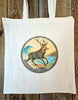 Surfing Scottish Stag Tote Bag - Aberdeen Scotland
