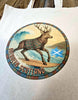 Surfing Scottish Stag Tote Bag - Aberdeen Scotland