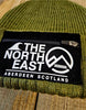 The North East Zip Patch Beannie - Gamekeeper Green