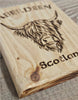 Handcrafted Big Rustic Chunky Fridge Magnet - Highland Cow