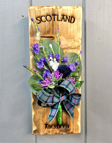Handcrafted Buttonhole & Wall Plaque