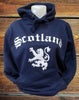 Unisex Adult Hoody NAVY - Scotland & Rampant Lion