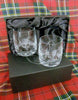 Whisky Glass set of 2 (Thistle)