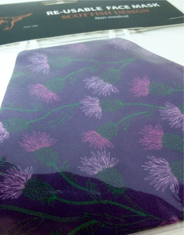 Face Mask - Thistles
