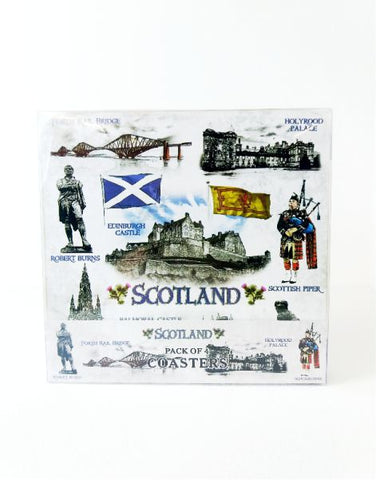 Scotland Iconic Images set of 4 Coasters