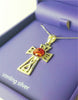 Gothic Celtic Cross Silver Pendant