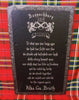 Scottish Poem Slate