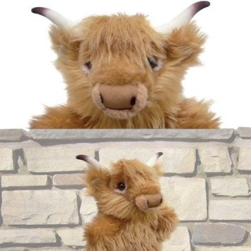 Dougal the Highland Cow Hand Puppet