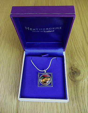 Heathergems Square Pendant