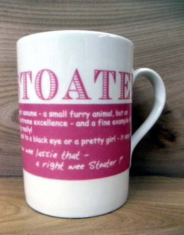 China Mug - Scottish Dialect Word (Stoater)