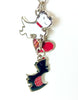 Westie and Scottie Dog Charm Keyring