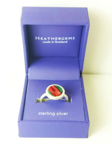 Ness Circle Satin Ring