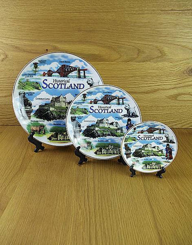 Historical Scotland Souvenir Plate