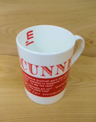 China Mug - Scottish Dialect Word (Scunner)