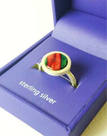 Ness Circle Satin Ring