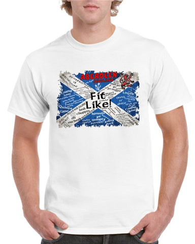 Aberdeen Scotland Saltire Doric T-Shirt
