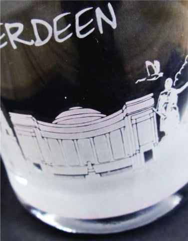 Aberdeen Skyline Whisky Crystal Glass