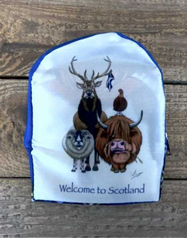 Welcome to Scotland Fold Up Shopping Bag