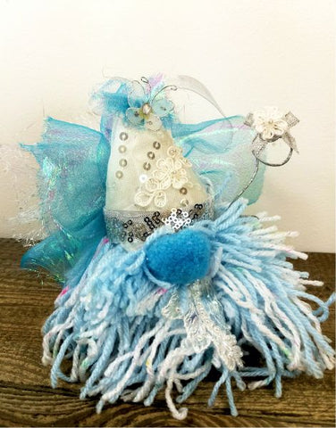 Blue Butterfly Doughball Fairy