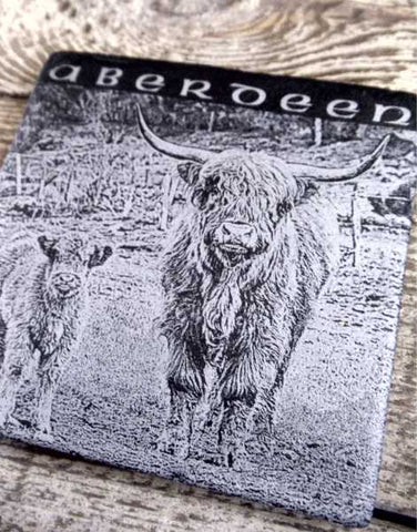 Photo Coaster -Highland Cattle (C29)