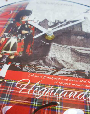 Heraldic Scotland Clock