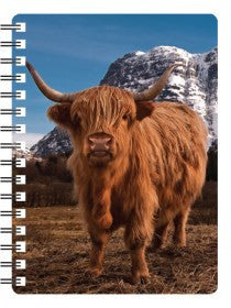 Highland Cow 3D Notebook