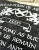 Declaration of Arbroath Slate Wall Plaque