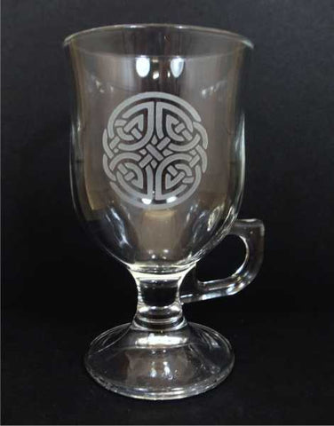 Irish Coffee Glass - Celtic Knot