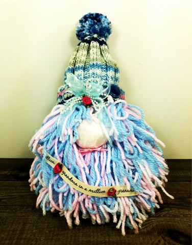 "Grandma In a Million" Doughball (blue/pink)