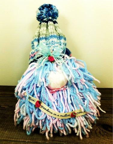 "Grandma In a Million" Doughball (blue/pink)