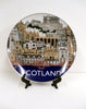 Landmarks of Scotland Ceramic Plate