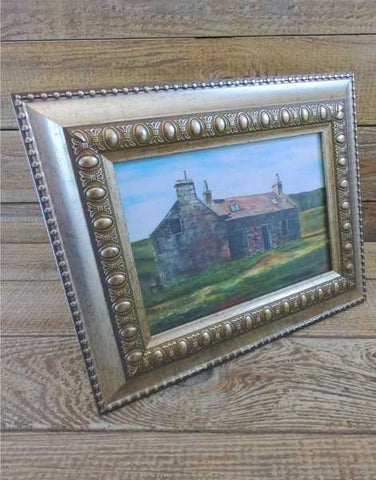 "Loch Callater Lodge" Framed Print by Margaret Burns Miles
